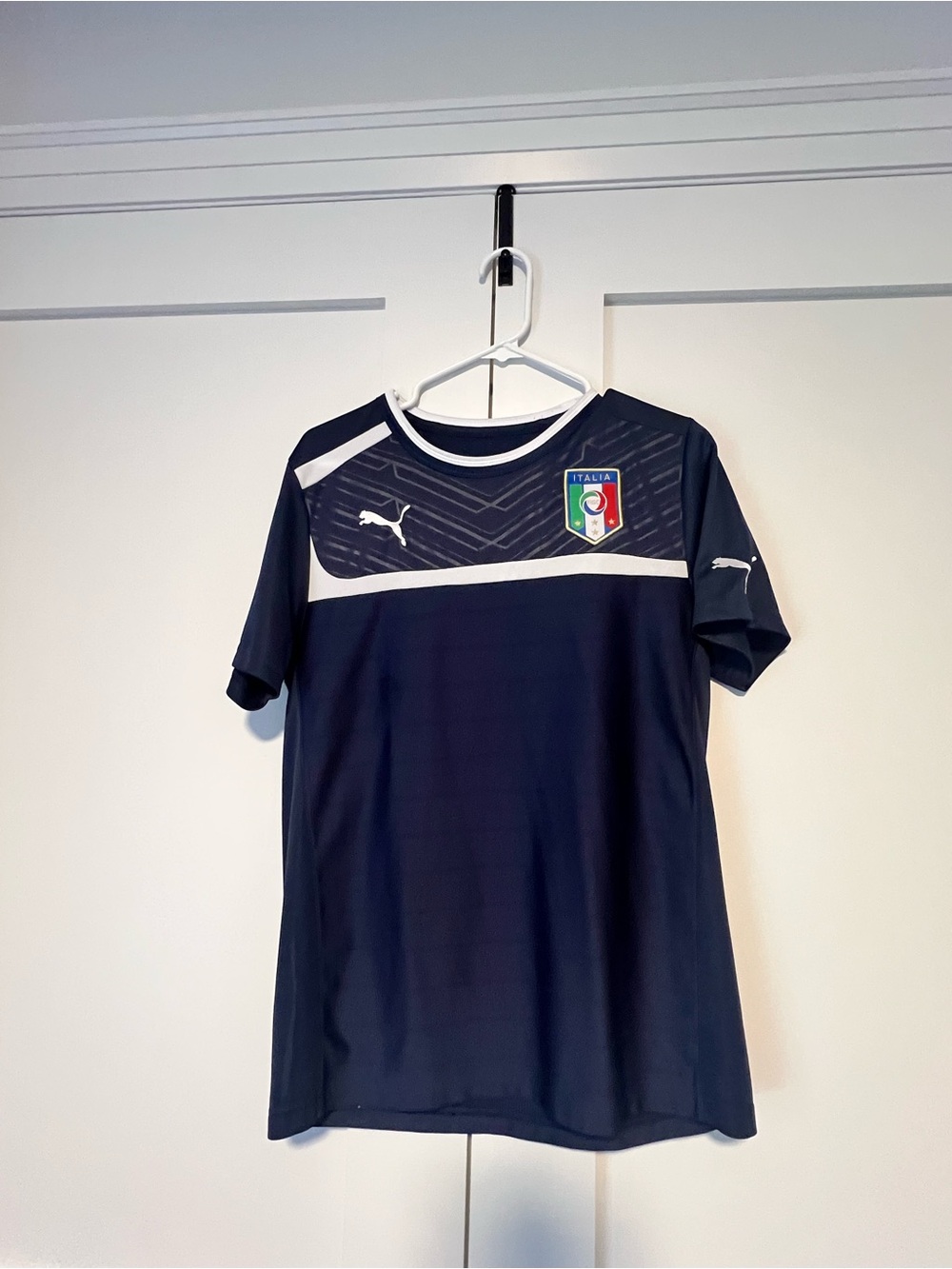 Puma Italy Football Jersey - Navy/White